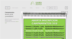 Desktop Screenshot of gaubeaecuestre.com