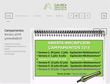 Tablet Screenshot of gaubeaecuestre.com